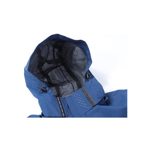 Men's Blue <b>Hooded</b> Windproof <b>Jacket</b> With Zipper Pockets Casual Autumn Wear Regular Fit Stand Collar Woven Polyester <b>Shell</b> - Product Image 6