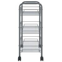 Ecologisch verantwoorde, heavy-duty poedercoating metalen dekselopbergrek voor dranken, keukenkastorganisatie en een opgeruimd aanrechtblad