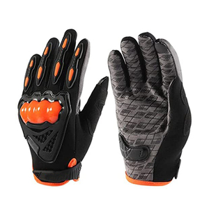 Waterproof Breathable Leather Motorbike Gloves with Touch Screen Full Finger Design for Outdoor Sports - Product Image 6