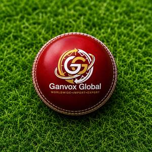 Pelota de Cricket de Cuero Rojo, Ligera, No Tejida, de 40 mm de Grosor, Doble Costura, Núcleo de Corcho Premium, Ambidiestra, para Entrenamiento al Aire Libre - Product Image 1