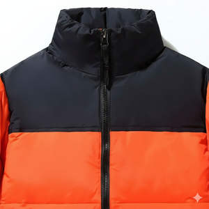 Chaqueta Acolchada para Hombre de Alta Calidad, Fabricante Directo, Personalizada OEM, con Color y Tallas Personalizables, Chaqueta Acolchada con Cremallera - Product Image 4