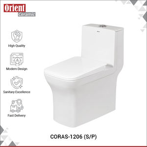 Exportateur indien de bonne qualité vendant des articles sanitaires en céramique blanche de qualité supérieure, nouveau design, WC monobloc à poser au sol. - Product Image 2