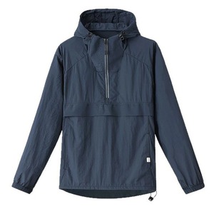 Spring <b>Summer</b> <b>Men</b> Lightweight <b>Jacket</b> Fashion Man Half Zip Sunscreen Hooded Coats <b>Men</b> UPF50+ Windbreaker Waterproof Jack - Product Image 5