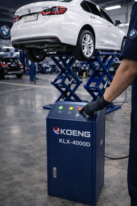 Lève-voiture électrique à double ciseaux KOENG KLX-4000D, 4 tonnes, hauteur de levage maximale de 2050 cm, garantie 1 an, pour atelier de réparation automobile - Product Image 2