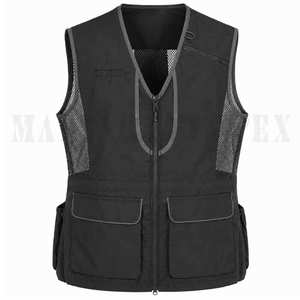 Gilet de randonnée multi-poches imperméable pour homme, fin, pour le printemps et l'été, idéal pour la photographie, la pêche et les voyages, avec sac de rangement - Product Image 6