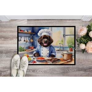 Paillasson Newfoundland the Chef Paillasson antidérapant lavable à poils bas 18H X 27W Paillasson intérieur et extérieur pour entrée - Product Image 2