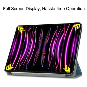 Funda de Cuero PU para Negocios con Función de Activación/Suspensión Automática, Soporte Tríptico, Funda de Cuero con Tapa para Tablet iPad Air 13 2025 iPad Pro de 12.9 Pulgadas - Product Image 4