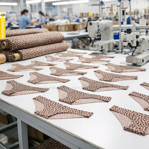 Tanga de Seda 100% Antibacteriana con Estampado de Leopardo Personalizado, Tejida, de Talle Bajo, para Venta al por Mayor, Ropa Interior y de Dormir para Mujer - Product Image 5