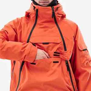 Veste de ski matelassée imperméable pour homme, personnalisée, avec capuche, 10 000 mm, isolée, pour l'hiver, la randonnée en plein air, la neige, fabricant OEM ODM - Product Image 2