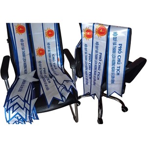 Capa de Graduación de la Universidad Nacional de Economía, Azul con Ribete Dorado, Estilo Bandera de Satén, Impresión Digital Duradera, Regreso a Clases - Product Image 6