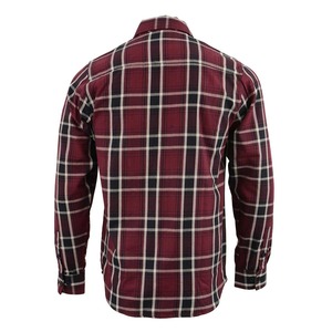 Chemise en flanelle à carreaux marron de haute qualité, épaisse, boutonnée, décontractée, pour l'hiver, avec deux poches - Product Image 4