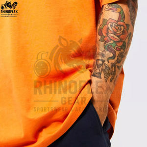 T-shirt Boxy Homme Grande Taille Nouvelle Collection Été Coton Blanc Uni Col Rond Manches Courtes Décontracté - Product Image 6