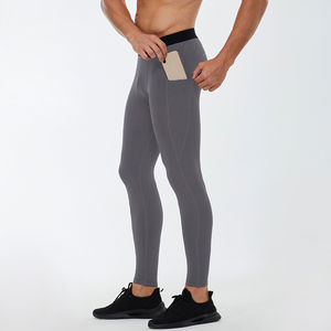 Ropa Deportiva para Hombre, Leggings de Yoga de Spandex y Nailon, Nueva Llegada, Venta al Por Mayor, Alta Calidad, Transpirables, Cintura Elástica, Sin Costuras, Logotipo Personalizado - Product Image 5