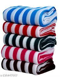 <b>Double</b> Layer Solid Plain Knitted 100% Polyester Cooling Fiber Blanket for Summer by harshit international india - Product Image 3