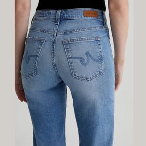 Pantalon en jean stretch taille haute pour femme, coupe slim, confortable, décontracté, style streetwear, en coton, jean court, design tendance - Product Image 6