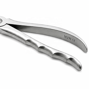 Forceps d'extraction universels à pointes crantées supérieures en acier inoxydable, forceps d'extraction dentaire, instruments chirurgicaux dentaires CE ISO - Product Image 4