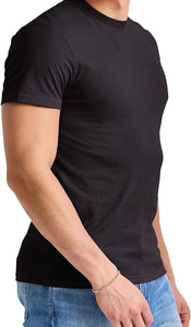 Prix d'usine, faible MOQ, t-shirt en coton respirant pour homme, été, qualité supérieure, t-shirt décontracté pour homme, col rond, manches courtes. - Product Image 3