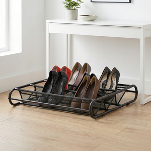 OEM moderno hogar almacenamiento muebles MIT DIY artículos para el hogar Material Metal cama zapato organizador Taiwán fabricante entrada aplicación - Product Image 1