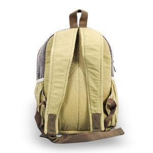 Handmade In Nepal High Quality Himalayan <b>Hemp</b> Cotton Bohemian Style <b>Backpack</b> With Eye In Hand Design Daily Use Travel <b>Backpack</b> - Product Image 5