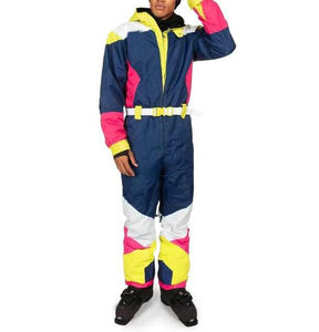 Conjunto de Traje de Esquí Impermeable Unisex Personalizado, Traje de Nieve Cortavientos con Chaqueta y Pantalones, Ropa de Exterior para Snowboard - Product Image 1