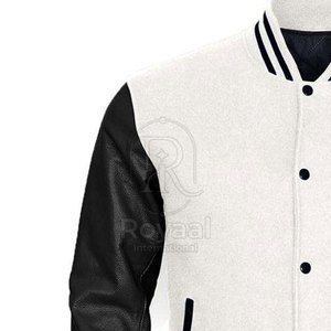 Breathable Pakistan Made <b>Leather</b> Sleeves Letterman Jacket For Men <b>Top</b> Quality Latest Style Letterman Winter Jacket - Product Image 3