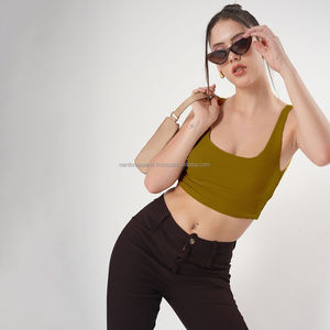 Nardon Apparel Crop Top Femme Personnalisé Coupe Boxy 100% Coton Grammage Élevé pour l'Été 250-300 Grammes Vente en Gros - Product Image 4