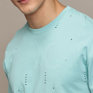 Camiseta Desgastada de Algodón Lavado, Estilo Urbano Holgado, Moda Casual de Verano, Prenda de Calidad Premium - Product Image 4