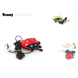 Juguete para Gatos Yommy, Juguete Interactivo para Mascotas con Forma de Mariquita y Cuerda de 2 m - Product Image 1