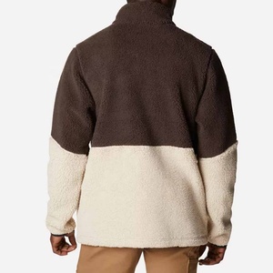 Nouveautés 2025 – Vestes polaires coupe-vent respirantes à col montant pour hommes grandes tailles, conçues sur mesure, vente en gros OEM pour l'hiver - Product Image 2
