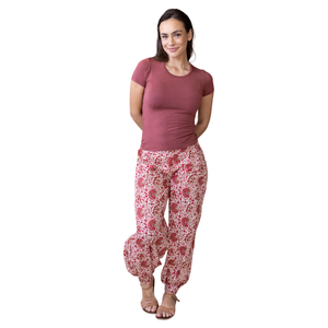 Pantalones estampados de moda para mujer con diseño informal de inspiración bohemia - Product Image 3