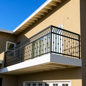 Ideas de Barandas de Balcón de Hierro Forjado Premium: Diseños Elegantes Hechos a Mano para Transformar el Exterior de su Hogar de Forma Segura - Product Image 3