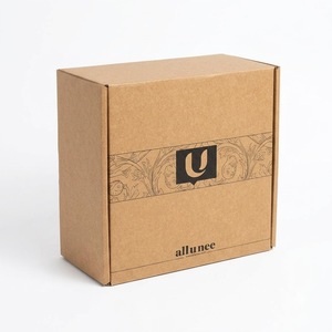 Custom Luxury Eco-Friendly Recyclable <b>Kraft</b> Paper <b>Box</b> for Fashion Clothing Premium Apparel Packaging with UV Logo Printing - Product Image 5