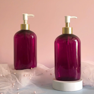 Botella Cosmética PET Morada de 500 ml OEM ODM con Tapa de Bomba y Tapa de PP para Champú, Acondicionador, Gel de Ducha, Loción, Color Personalizado - Product Image 6