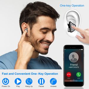 Auricolari Stereo Wireless V5.0 con Cancellazione del Rumore, Cuffie TWS con Base di Ricarica Impermeabile e Auricolari - Product Image 6