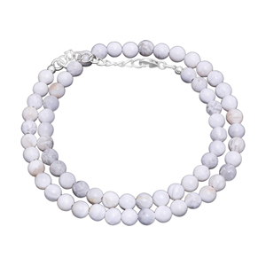 สร้อยคอประดับพลอยสกอเลไซต์ธรรมชาติ เงินแท้ 925 ทำมือ เครื่องประดับอัญมณีสำหรับผู้หญิง สร้อยคอลูกปัดทันสมัย ดีไซน์โดดเด่น - Product Image 1