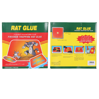 Piège à souris en plastique robuste avec colle, 450g, parfum arachide, non toxique, résistant à la chaleur, plaque collante pour gros rats, souris, serpents