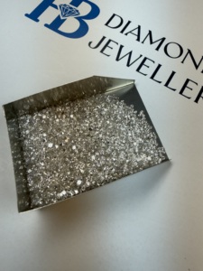 Diamante Blanco Cultivado en Laboratorio, Suelto |   HPHT/CVD |   Tamaños Personalizados Disponibles, Corte Brillante Redondo, Diamantes de Alta Calidad, Color D HB, Joyería - Product Image 3