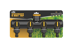 Connecteur de tuyau d'irrigation à 4 voies, durable, facile à installer, connecteur de robinet ABS pour jardin - Product Image 3