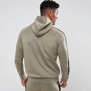 430g Mens Cotton Blended Hoodie Breathable Loose Heavyweight Pullover Custom Logo Solid Color Basics For Winter Streetwear - Product Image 4
