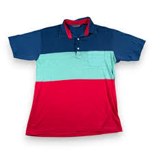 T-shirt polo homme style hip-hop en polycoton, imprimé multicolore, jersey épais, coupe ample, vêtement streetwear tendance. - Product Image 3