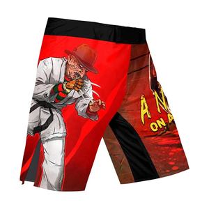 Ropa Deportiva al por Mayor con MOQ Bajo, Pantalones Cortos de Kickboxing y BJJ Elásticos, Transpirables y Ligeros, con Estampado Gráfico Único para MMA - Product Image 4