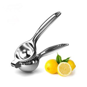 Stainless Steel Lemon <b>Squeezer</b> with Vinyl Coated Cum Bottle Opener 2 in 1 Lemon <b>Squeezer</b> <b>Juice</b> Extractor Red - Product Image 5