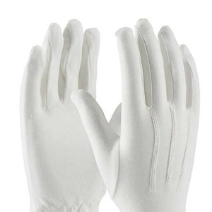 Guantes Unisex de Algodón/Material Personalizados y Cómodos, con Bordado Masónico a Cuadros, para Ceremonias Fraternales Formales - Product Image 6
