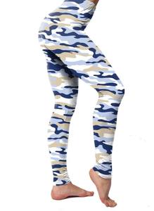 Leggings pour femmes en coton 100% uni, taille haute, extensibles, respirants, tricotés, pour le fitness, le yoga, la gym, l'entraînement, la course à pied - Product Image 4