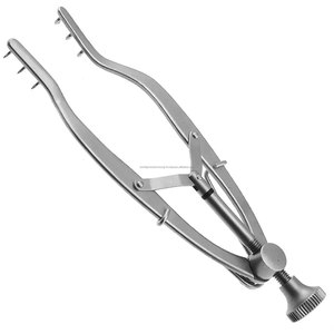 WORLD PRECISION SURGICAL Stevenson Lacrimal Sac Retractor 3x3 Blunt Prongs Adjustable Ophthalmic Surgical Instrument Set for - Product Image 1