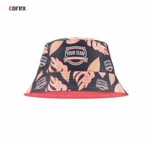 Chapeau Bob Respirant Personnalisé à Motif Feuille, Impression par Sublimation par Transfert Thermique, Unisexe, pour Extérieur, Plage, Décontracté, Printemps-Été, Adulte - Product Image 6
