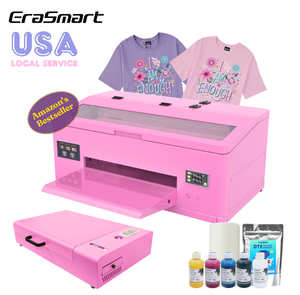 Impresora DTF Erasmart USA A3 de 33cm Color Rosa para Camisetas, Textiles y Pegatinas de Ropa, Máquina de Impresión DTF - Product Image 1