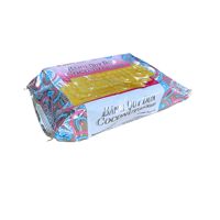 Délicieuses craquelines crémeuses à la noix de coco 160g, croustillantes, cuites et laminées, directement de l'usine, ODM