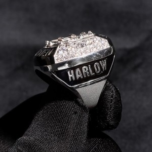 Luxury Jewelry Professional Customization 925 Silver Moissanite for Certified <b>Men</b> Hip Hop Engagement Wedding Anniversary Gift - Product Image 3