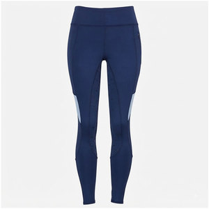 Leggings de equitación de cintura media elásticos en cuatro direcciones para mujer, pantalones ecuestres de asiento completo con cierre de cremallera para entrenamiento en establos y equitación - Product Image 1